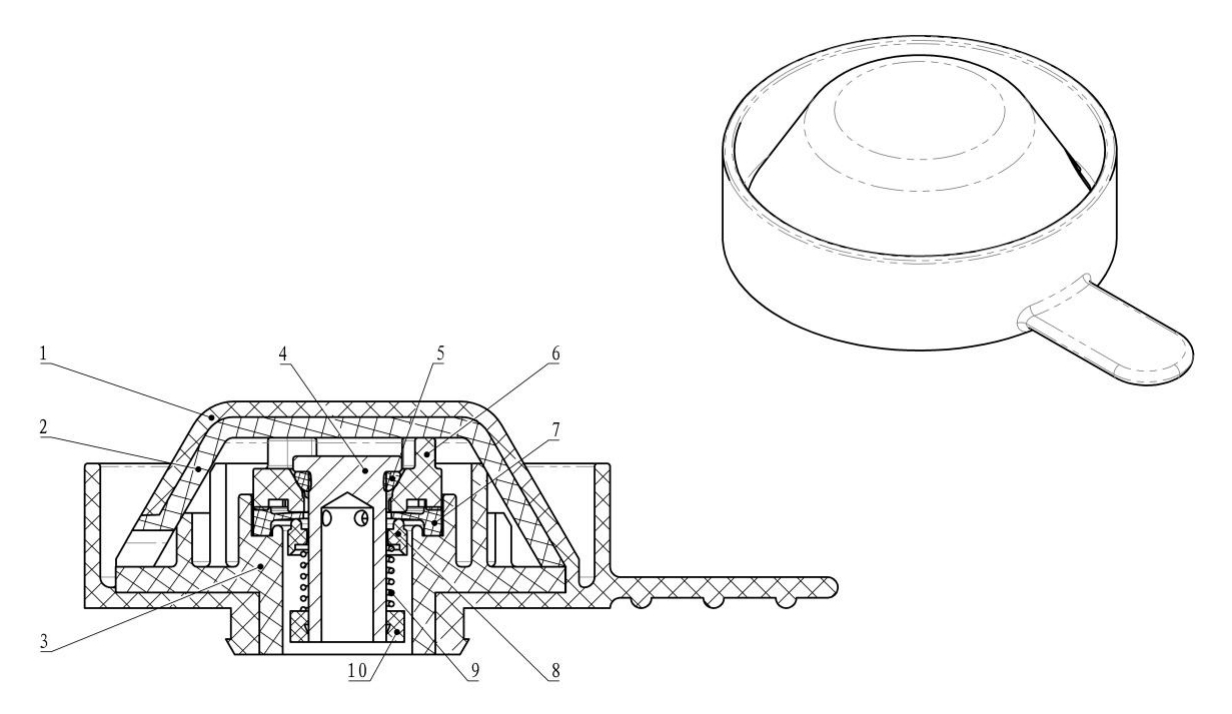 Figure (c) Schematic of the External Internal Breathing Structure