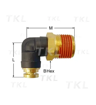 Male Elbow Swivel 90°