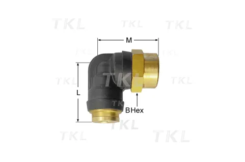 Female Elbow Swivel 90°