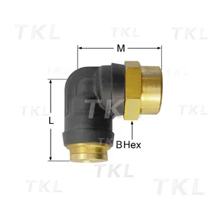 Female Elbow Swivel 90°