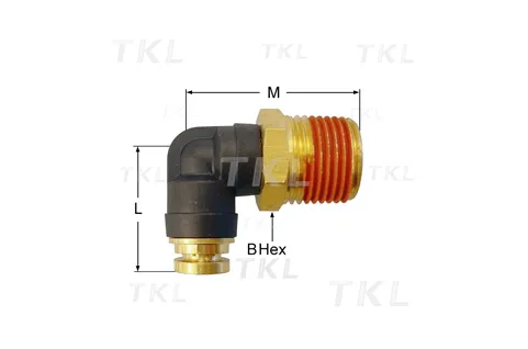 Male Elbow Swivel 90°