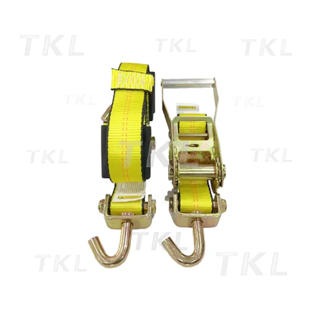 Ratchet Strap with Swivel J Hooks